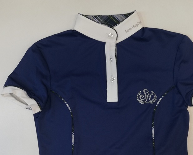 POLO GARA GAIA JUNIOR NAVY Junior, Manica Corta 